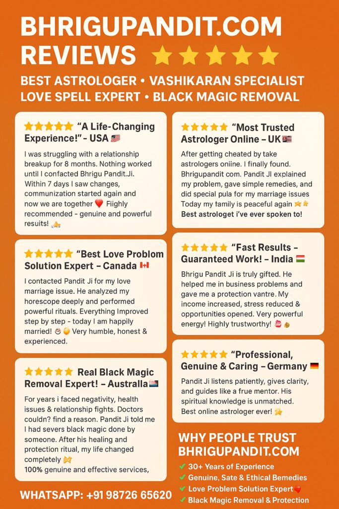 Bhrigupandit.com Reviews – 5-Star Google Style Testimonials