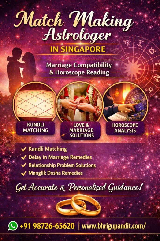 Match Making Astrologer in Singapore, Marriage Compatibility