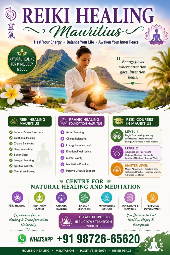 Pranic Healing & Reiki Healing in Mauritius