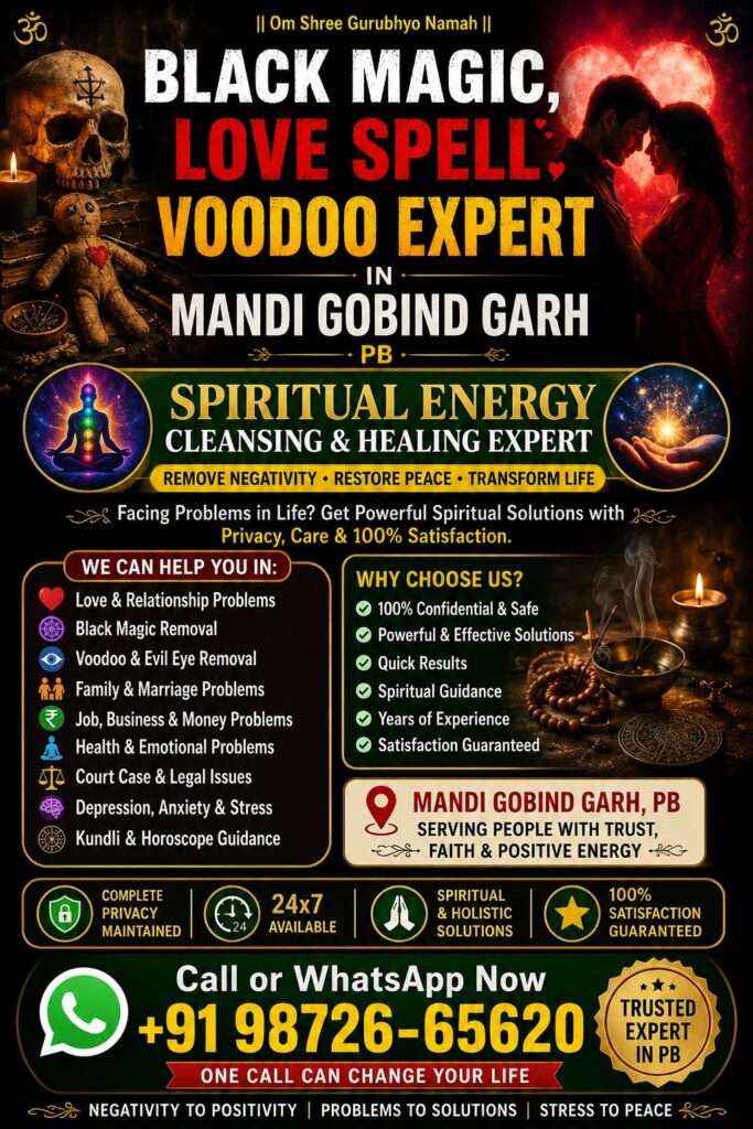 Black Magic, Love Spell, Voodoo Expert in Mandi Gobind Garh